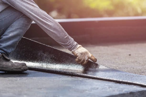Professional Vapor Barrier Installation technician working in Mount Prospect, IL